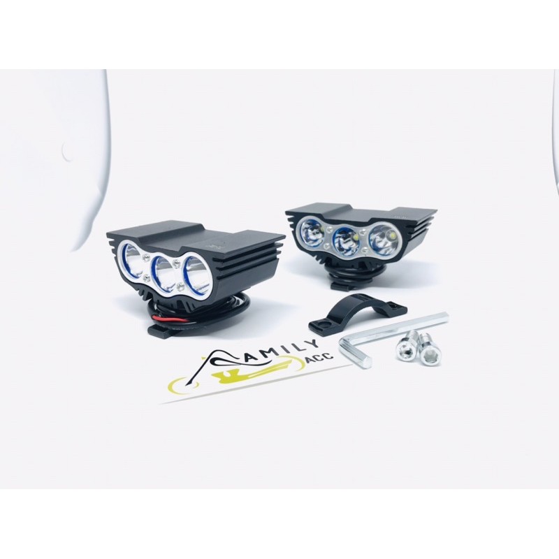 Lampu tembak sorot owl 3 mata Lampu LED Owl Ultrafire 3 Mata Universal