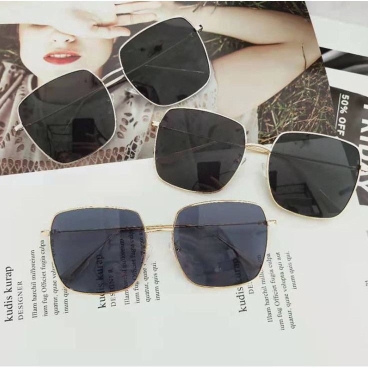 GO! KC173 KACAMATA FASHION KOREA SUNGLASSES KACA MATA MATAHARI PRIA WANITA UNISEX KEKINIAN COD