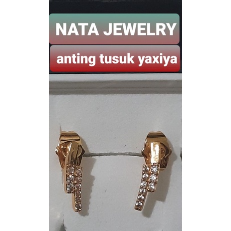 Anting tusuk yaxiya dengan model kekinian/TERLARIS