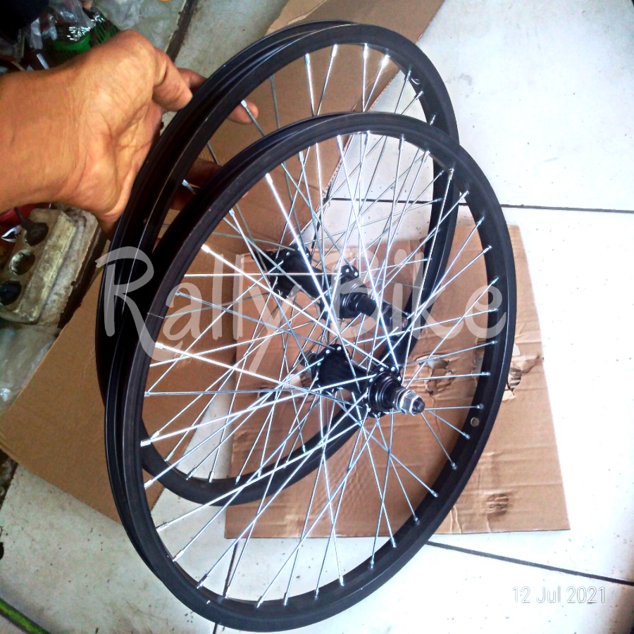 Jual velg velk velek wheelset sepeda ukuran 20