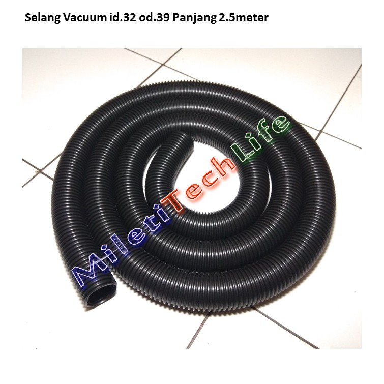 Selang Vacuum Cleaner id32 od39 2.5meter Flexible EVA for Vacuum Krisbow Alphalux dll