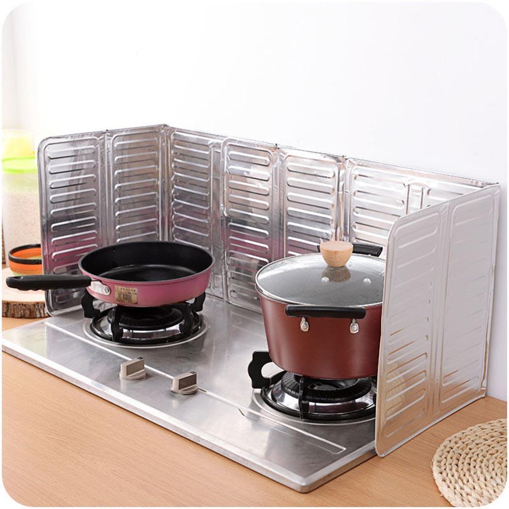 Populer Oil Splash Guard Pan Removable Pelindung Penggorengan Dapur