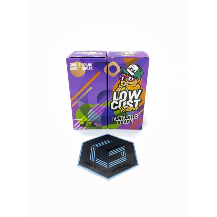Lowcost FANTASTIC GRAPE 60ML by JBL Reborn Low Cost Liquid Vape Anggur
