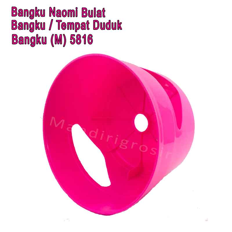 Bangku Plastik *Bangku Naomi Bulat * Tempat Duduk * Bangku(M)5816