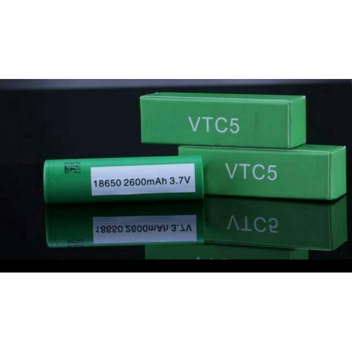 baterai 18650 SONY VTC 5 3.7V 2600mAh  oten / baterai VTC5