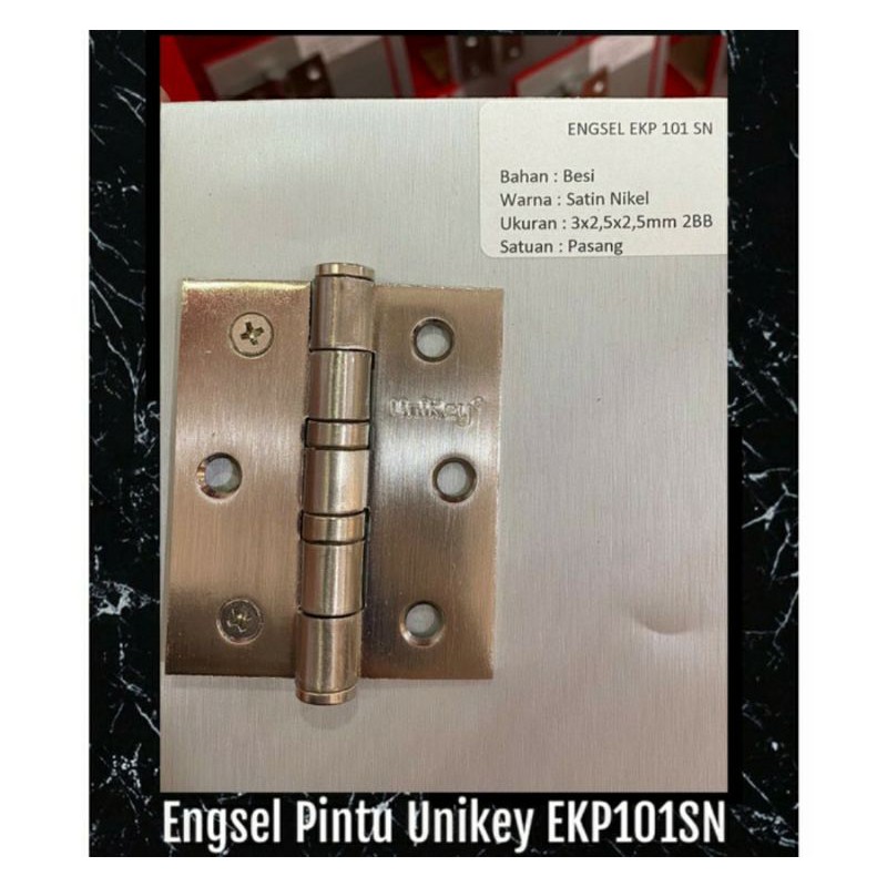 Engsel Pintu Unikey EKP101SN