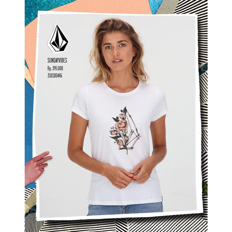 RAYSURF VOLCOM KAOS WANITA 310100446 ORIGINAL