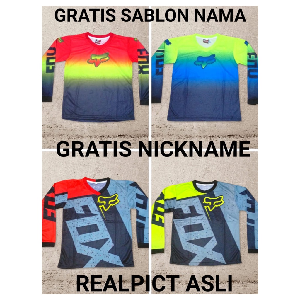 Jersey baju sepeda anak/baju kaos motor cross anak size