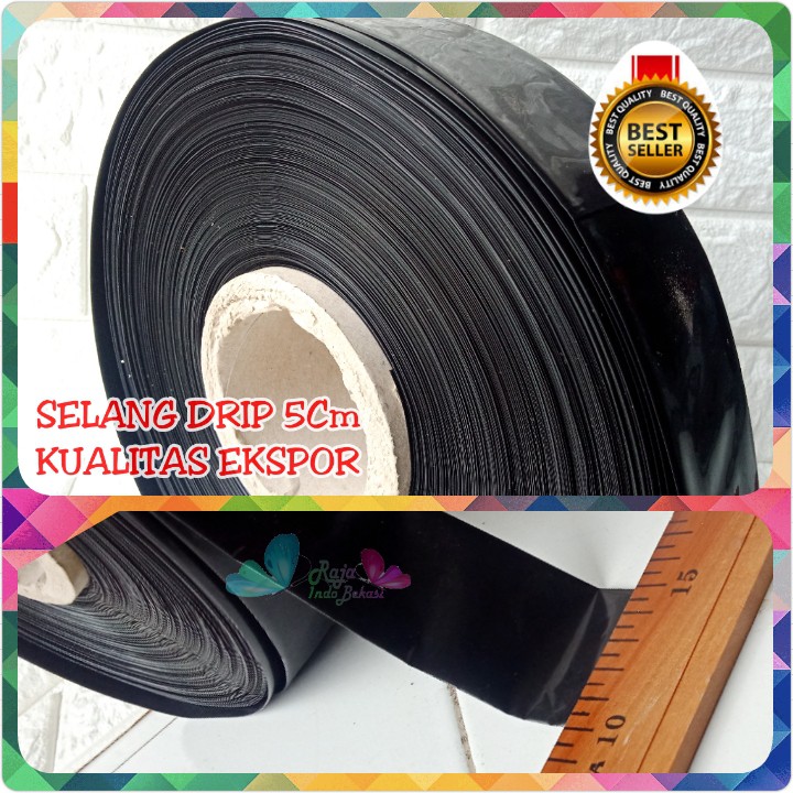 1 Rol Selang Drip 5 Mm X 10 Micron X 250 Meter Kualitas Bagus Ekport - Selang Plastik Drip 5MM