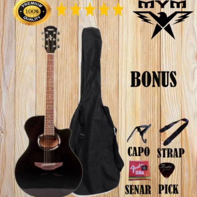 Capo Gitar Akustikklasikelektrik Joyo Brown Wood Jcp 01 