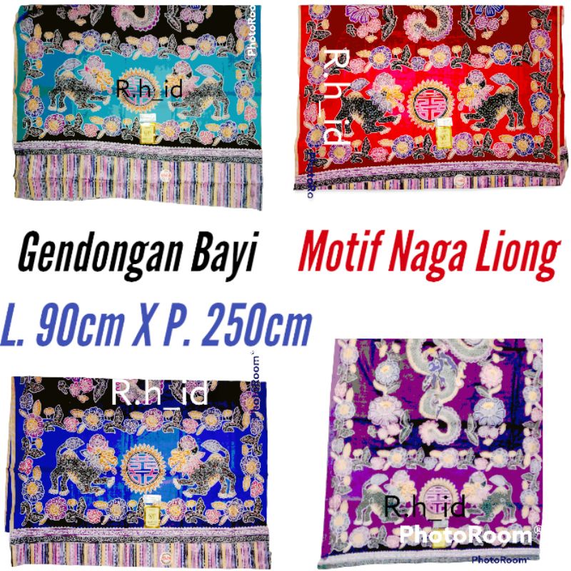 Kain Gendongan Bayi Motif Naga Liong Bahan Katun Primisima | Gendongan Bayi Tradisional | Gendongan 