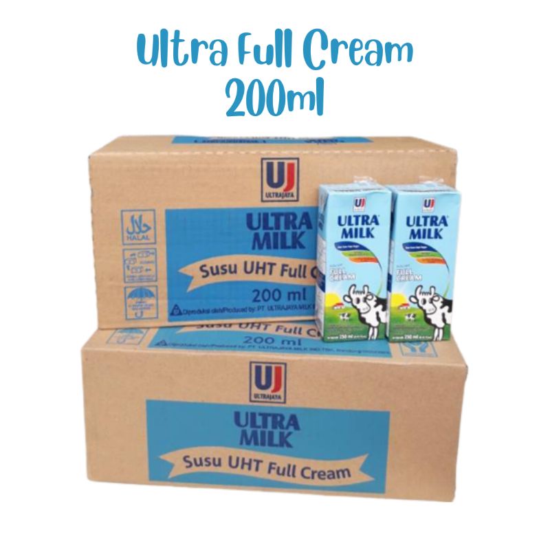 

Susu Ultra Full Cream 200ml Satuan