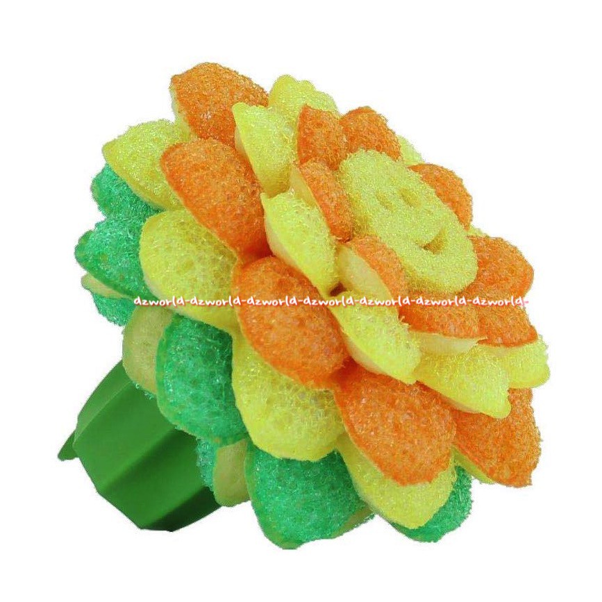 Scrub Daddy Sun Flower Sponge Dual Sides Scrubber Reffil Scrub Cuci Piring