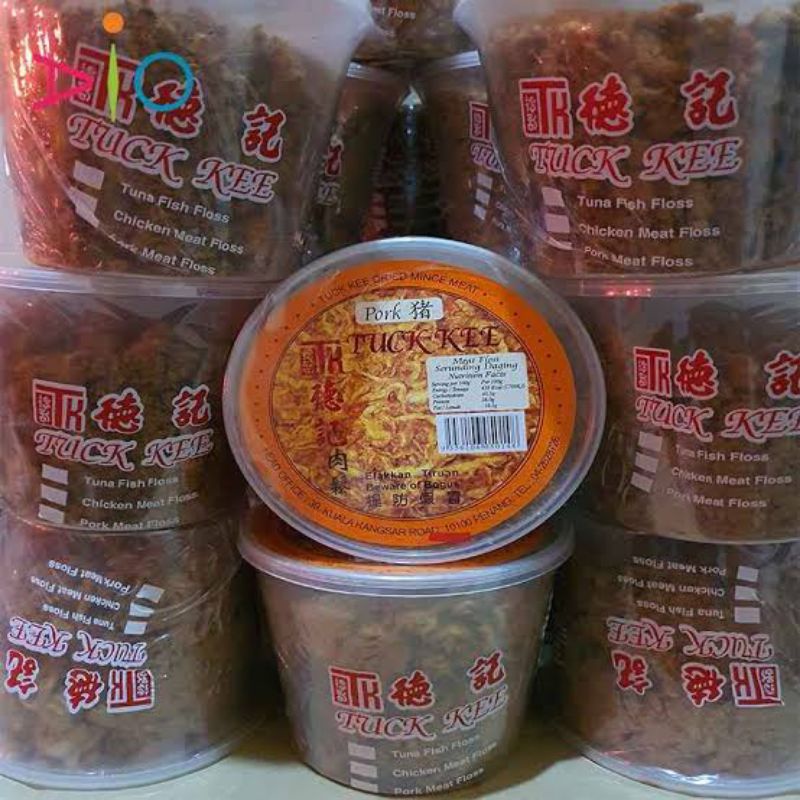 

Abon babi Malaysia tuck kee toples 150 gram