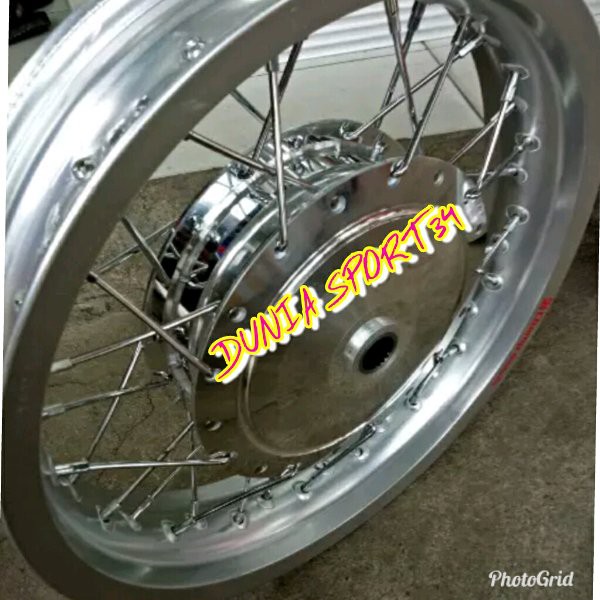 TOPPP sepaket velg rossi tapak lebar 185 215 ring14 bonus cakram depan plus stel velg mio mio j