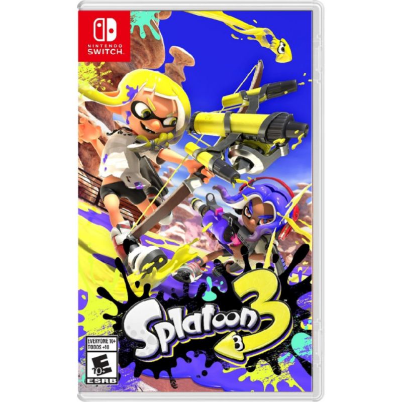 NINTENDO SWITCH SPLATOON 3 / MARIO KART 8 DELUXE