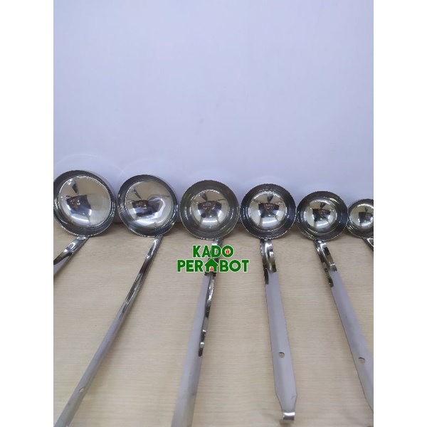 irus stainless jumbo - centong kuah bakso - sendok kuah besar