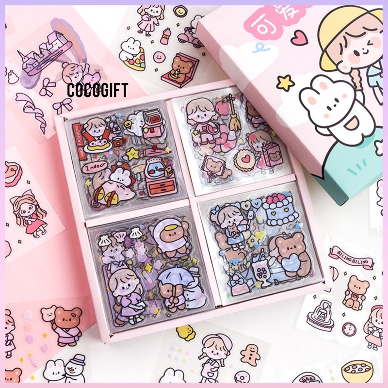 

Sticker botol / hp / laptop Aesthetic 1 box