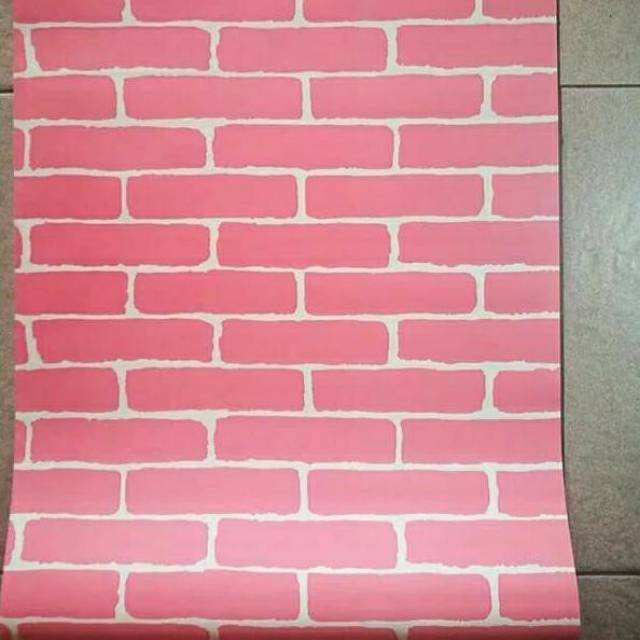 PAKET 5 ROLL Wallpaper Dinding Wallstiker Wallpaper Stiker Karakter Ukuran 45 cm x 5 meter MOTIF BATA