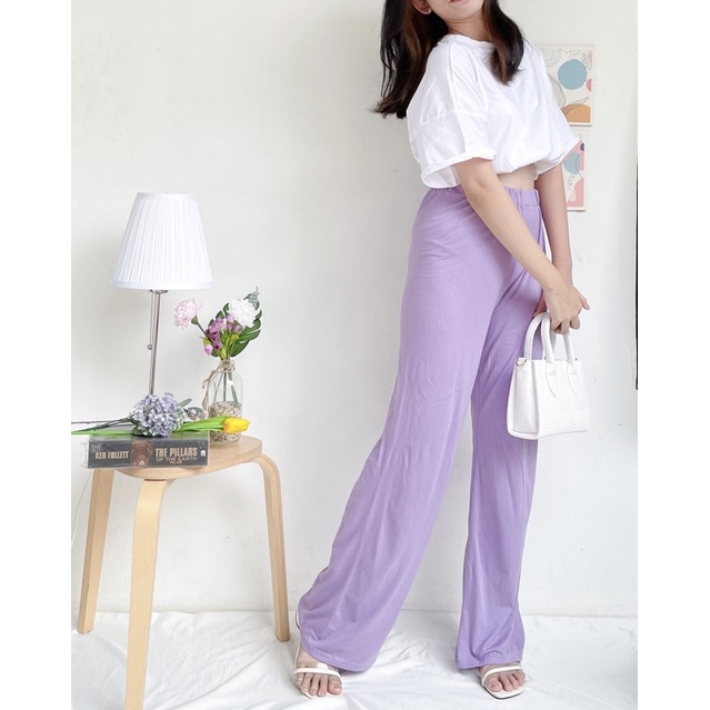 Fiyu Comfy Kulot Long Pants 11C-Rdm