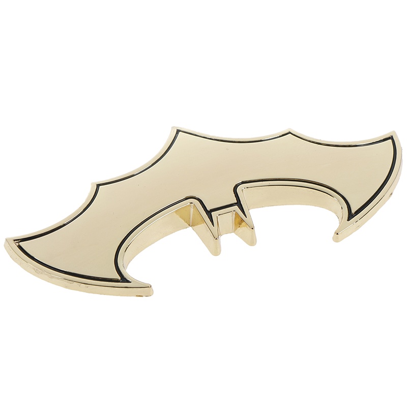 &lt; E2id &amp; &gt; 1Pc Stiker emblem Logo Batman 3d Bahan metal Untuk Mobil / Motor