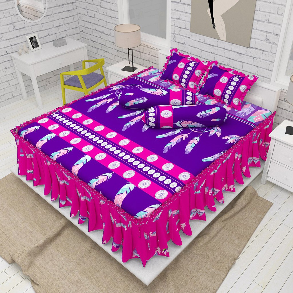 Endless Love Sprei Rumbai Queen 160 x 200 B2 - My Dream Cathcher Murah dan Berkualitas