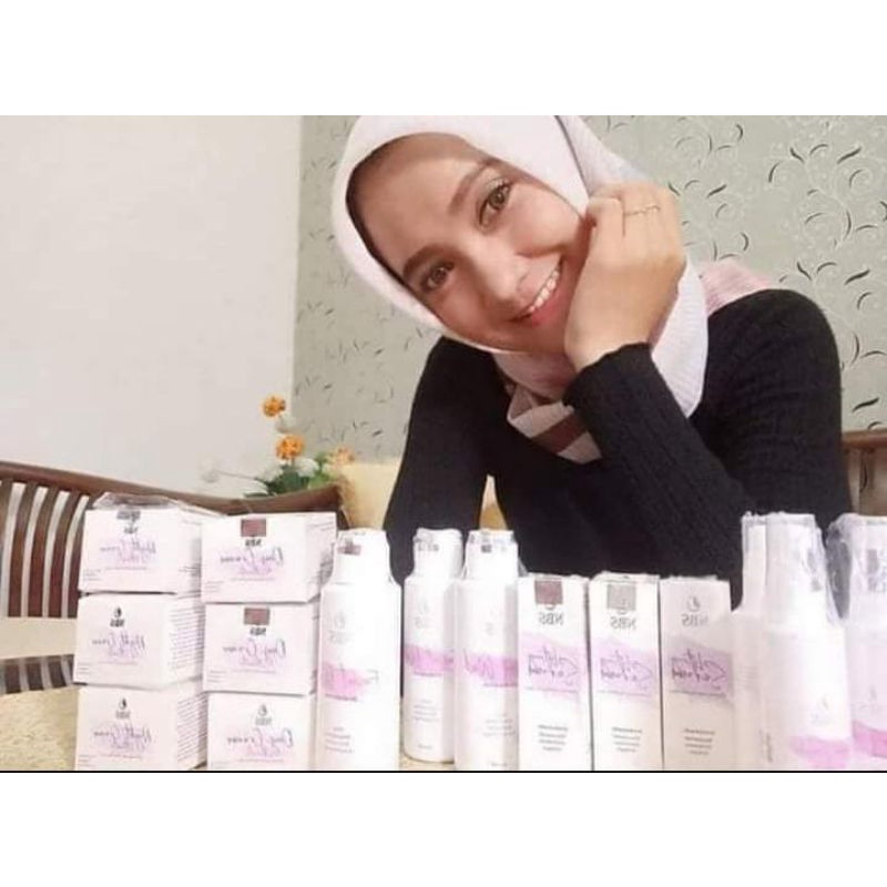 Skincare, Pemutih Wajah, Glowing, Perawatan,Cream Siang & Malam, NBS