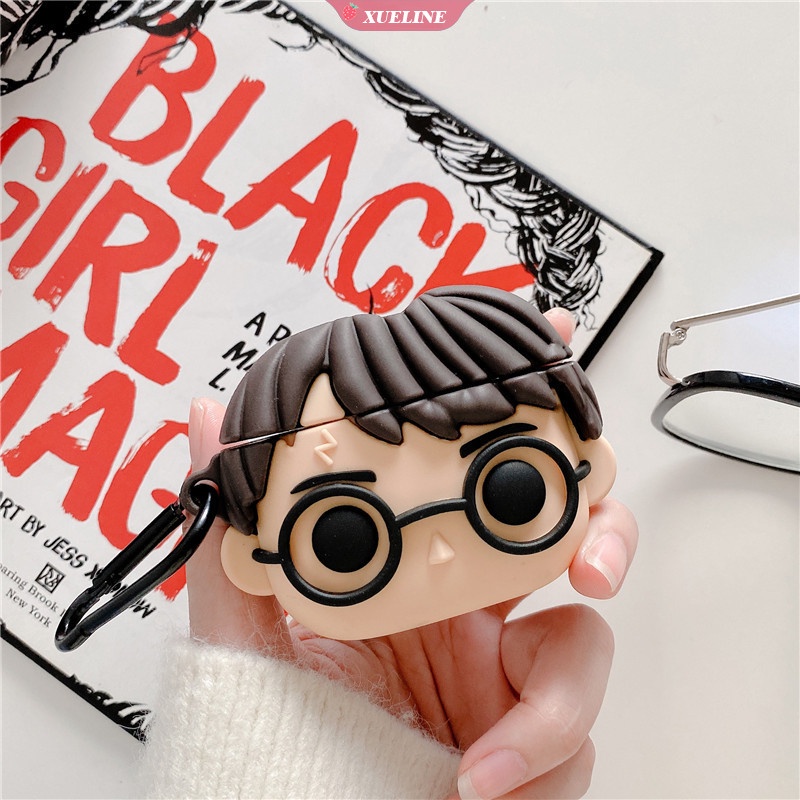 Soft Case Airpods 1 / 2pro Gambar Kartun Harry Potter Bahan Silikon