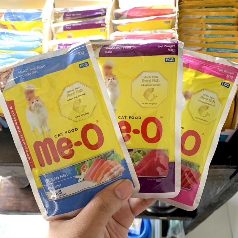 Meo Me O Pouch Wet Food 80gr Kitten &amp; Adult