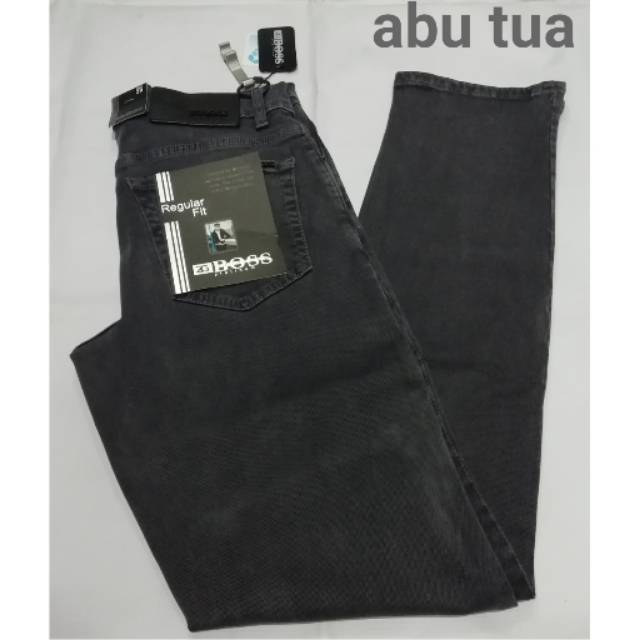 Celana ZG BOSS jeans strecth regulerfit size 29-38