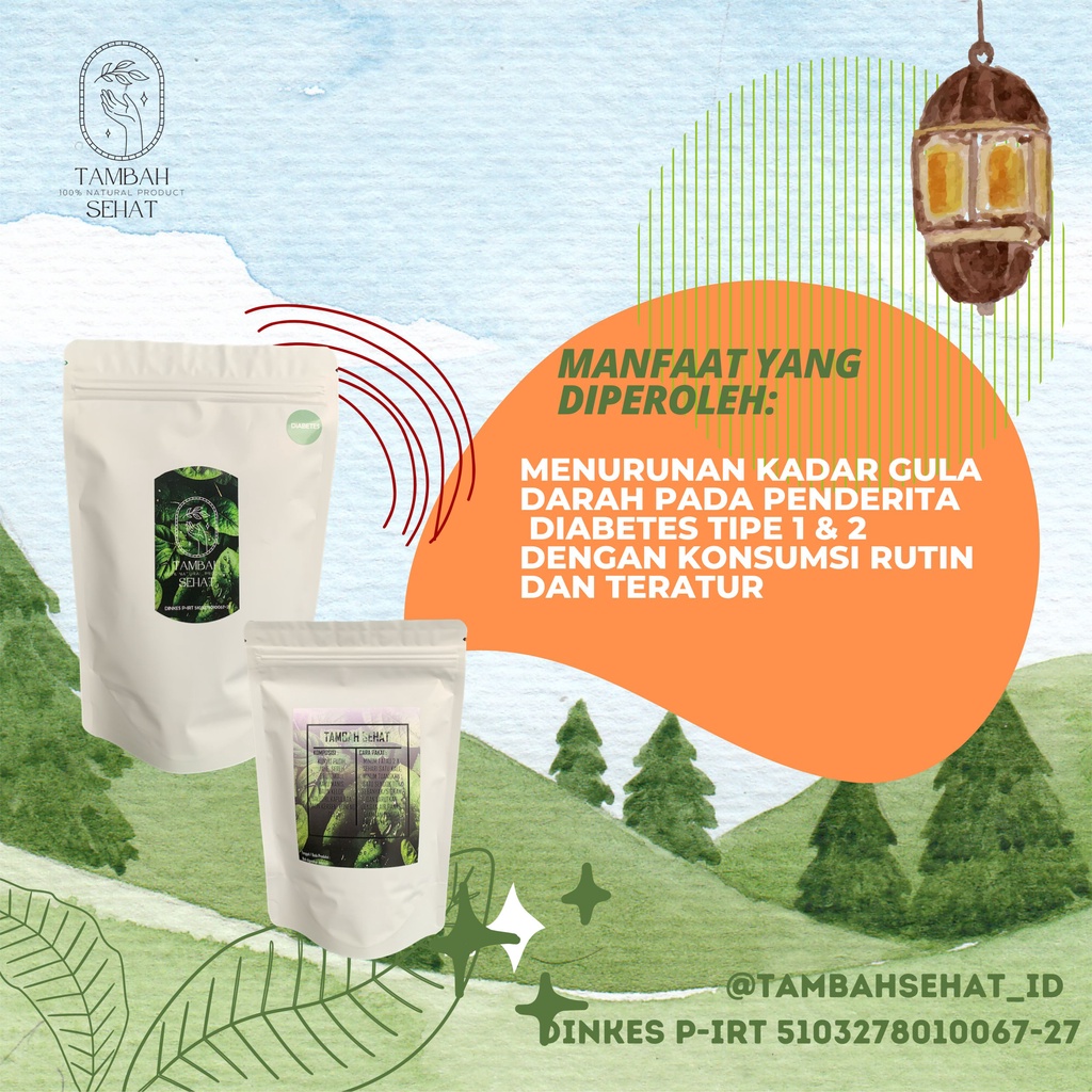 

Minuman Herbal Instant Diabetes by Tambah Sehat 70gr.