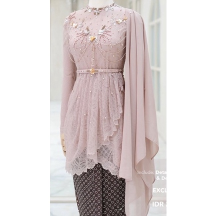 KEBAYA IVORY STUDIO PRELOVED + ROK