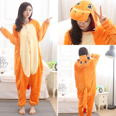 BAJU ONESIE CHARMANDER POKEMON KOSTUM PESTA PIYAMA