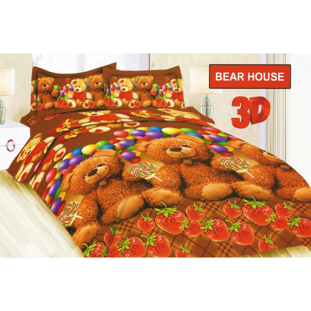 SPREI BONITA SORONG BEAR HOUSE  120 X 200