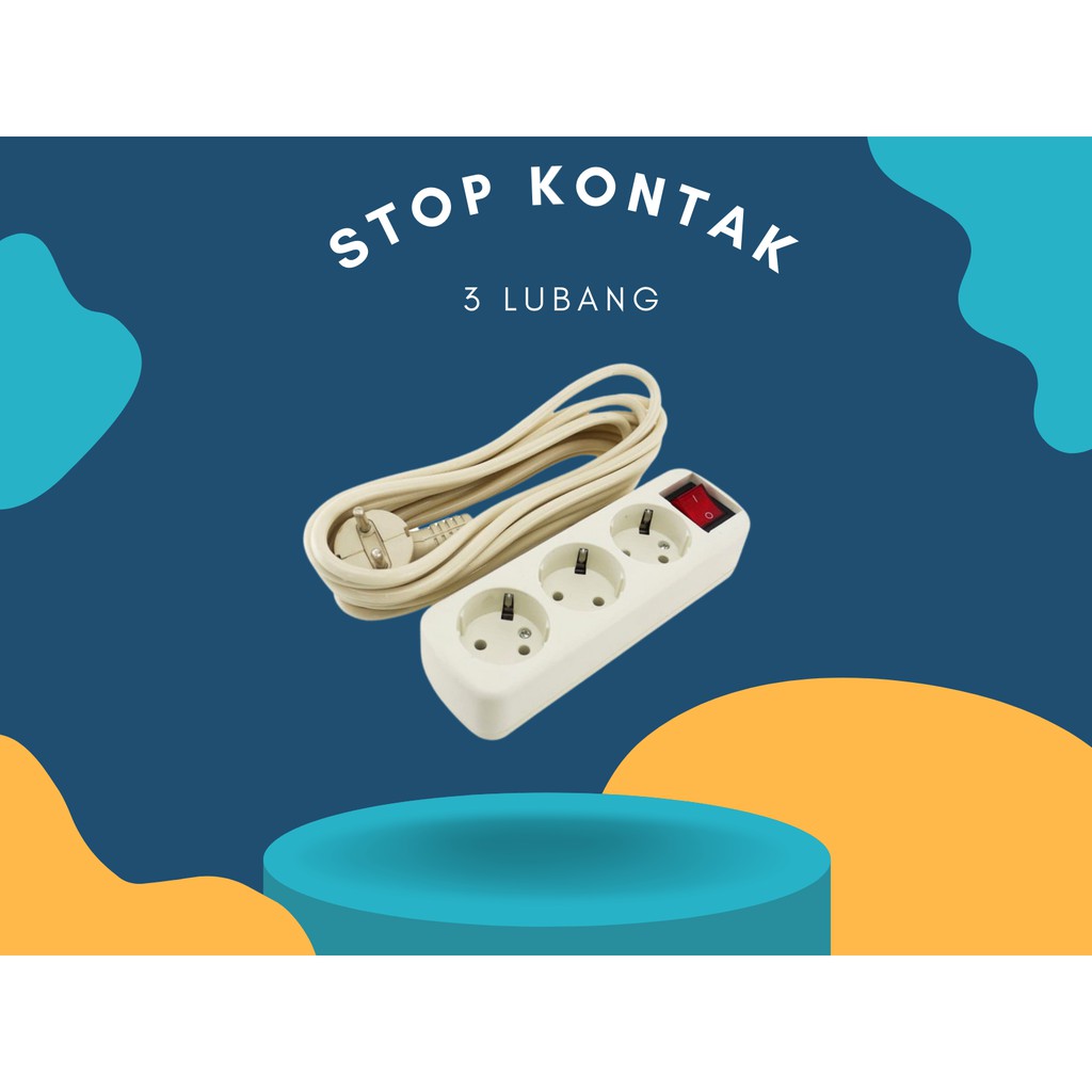 Terminal 3 lubang / Stop Kontak 3 Lubang