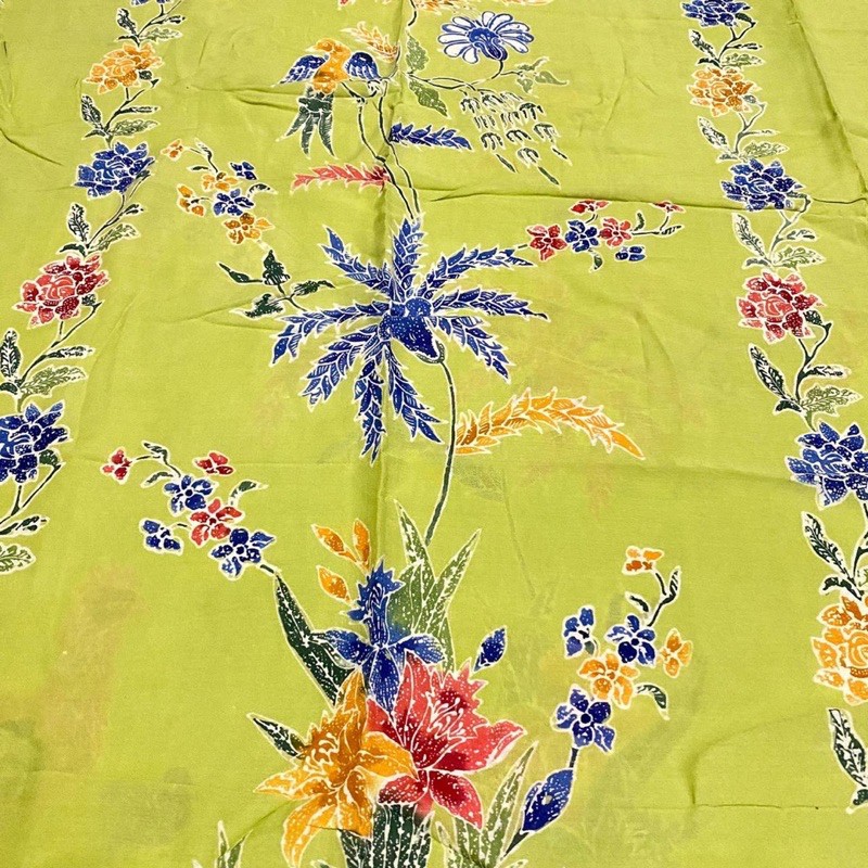 SBPAY1L01 - Sarung Encim / Batik Encim Paris Cap Kombinasi Tulis Pekalongan