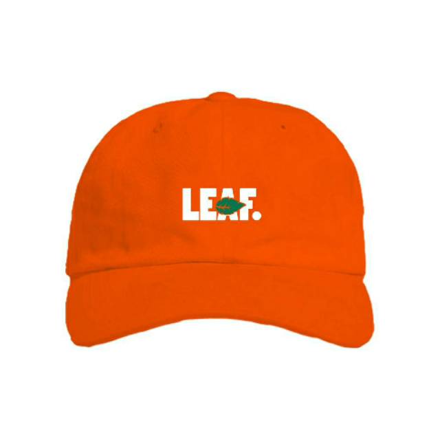 LEAF - OG LOGO DAD CAP ORANGE