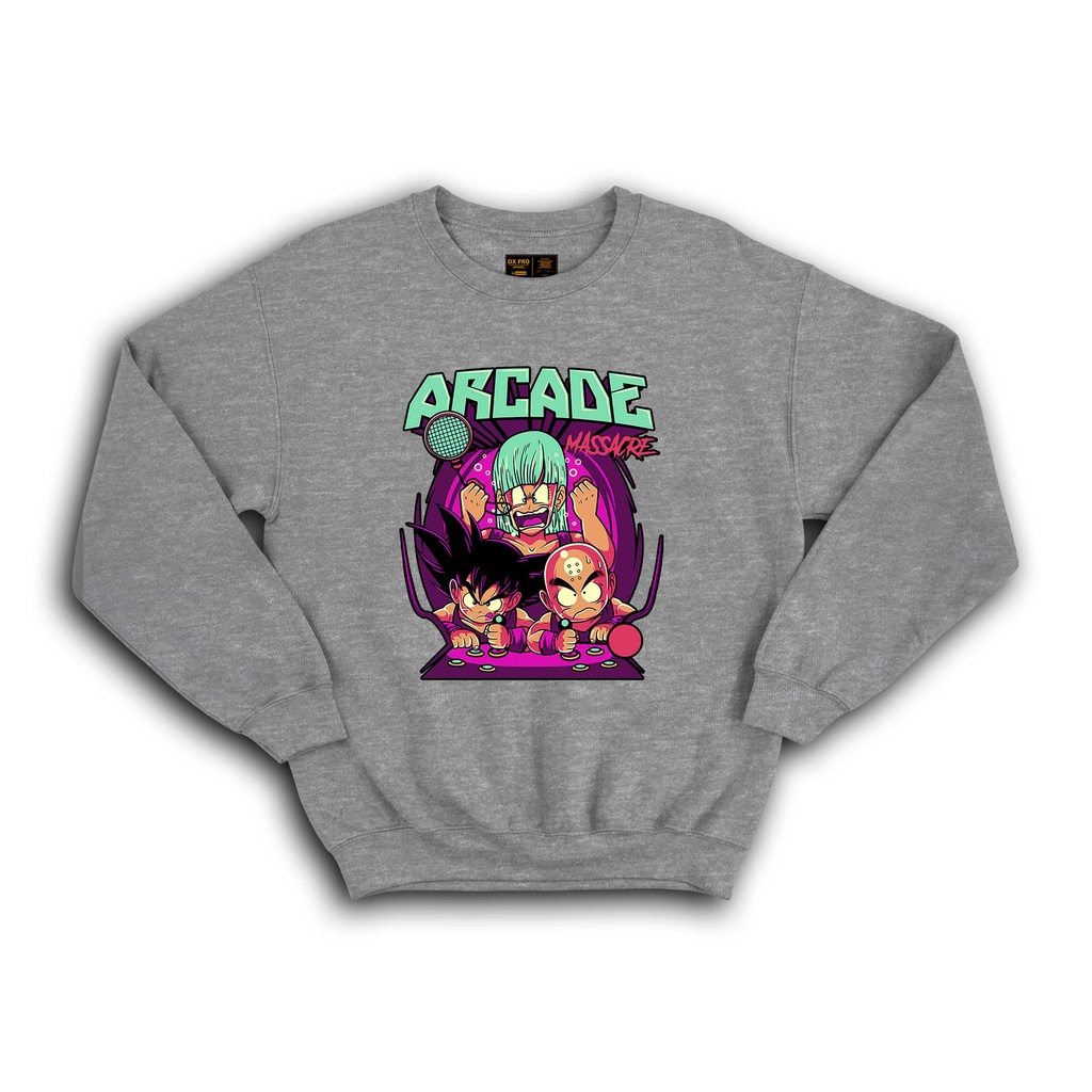 SWEATER JAKET DRAGON BALL ARCADE SERIAL ANIME GOKU KEREN