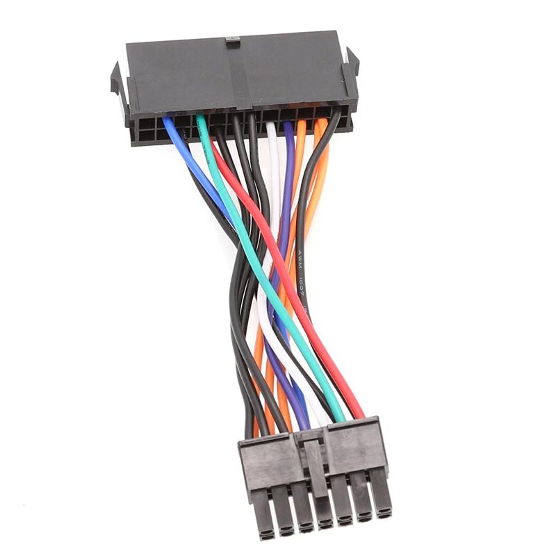 Btsg 18AWG 24Pin Ke 14pin ATX Power Supply Kabel Adaptor Untuk Lenovo Untuk IBM 10CM Dura