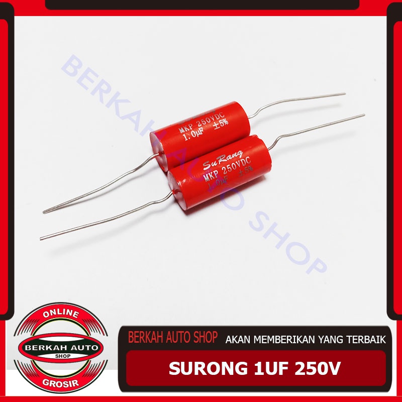 Kapasitor Surong 1 uf 250v - kapasitor audio