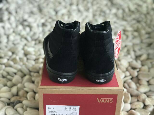 OBRAL VANS PREMIUM SK8 HIGH FULL BLACK WAFFLE DT