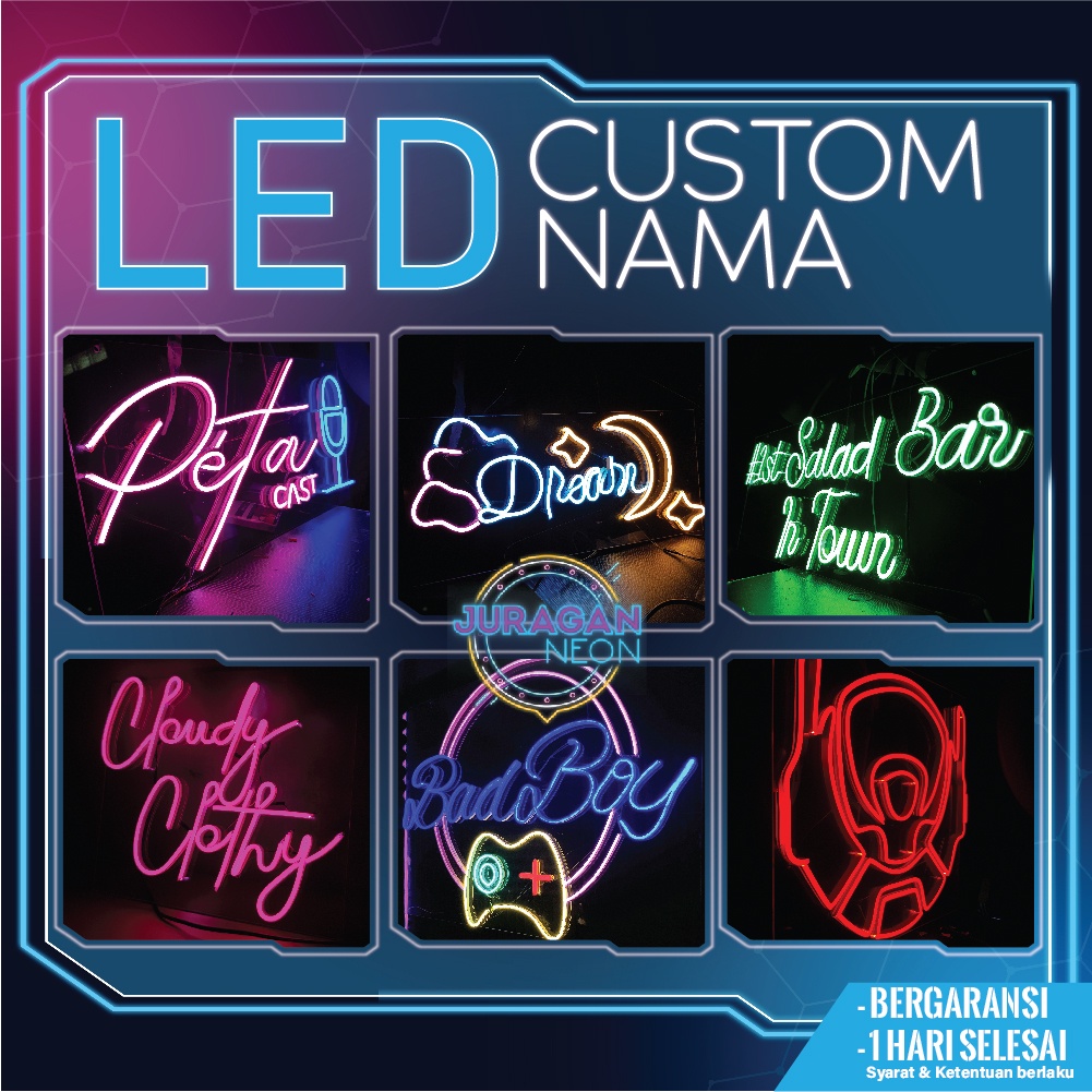 LED Custom Nama