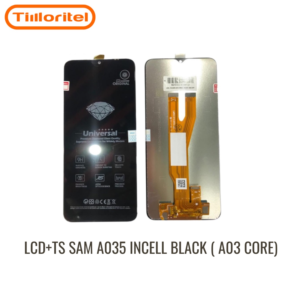 LCD TOUCHSCREEN SAM A032 INCELL BLACK (GALAXY A03 CORE)
