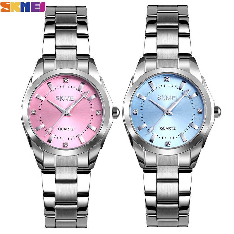 Jam Tangan Wanita / SKMEI 1620 Women Analog / Jam Tangan Stainless Steel / SKMEI