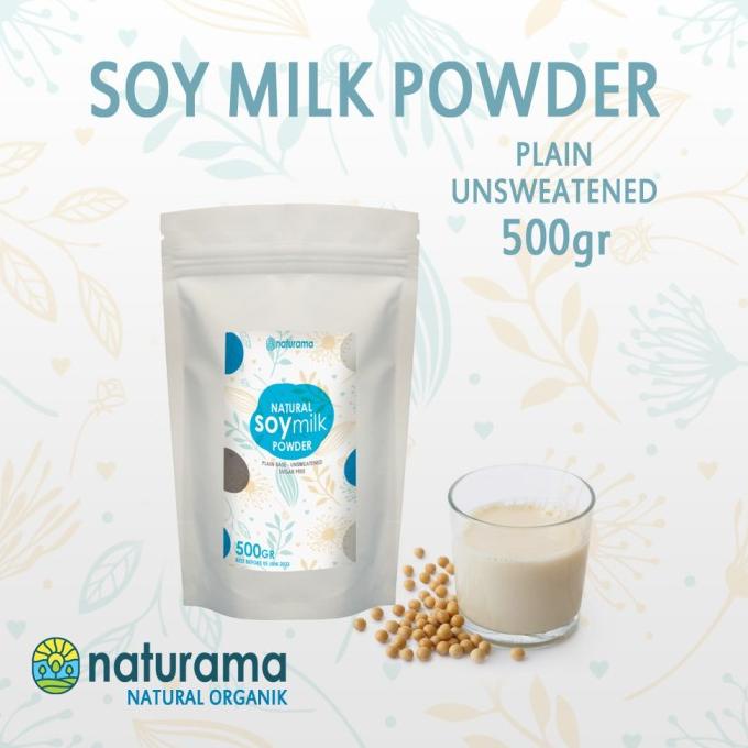

(BISA COD) Soy milk powder 500 gram bubuk susu kedelai organik naturama EKSLUSIF Kode 1052