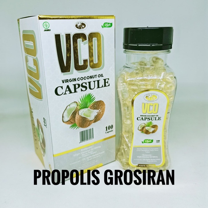 

Minyak Kelapa VCO Virgin Coconut Oil Capsule 100 kapsul
