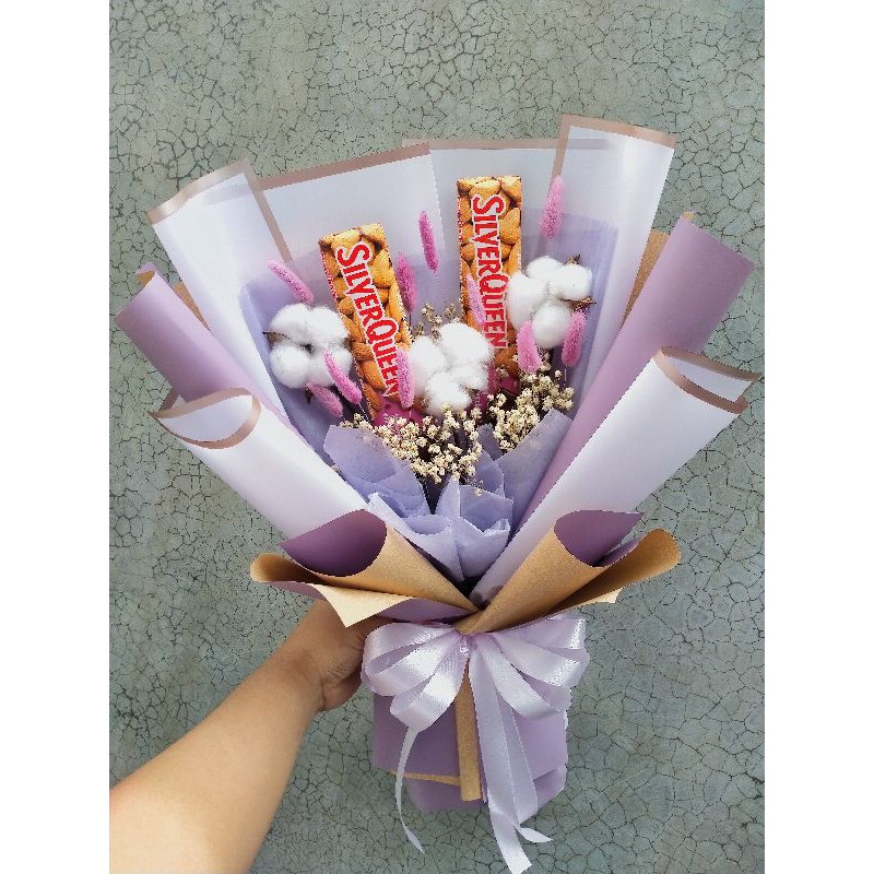 buket bunga valentine/buket bunga/buket bunga coklat/buket coklat/buket bunga dried flower