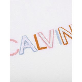 Calvin Klein - Calvin Embroidered Logo Tee Bright White