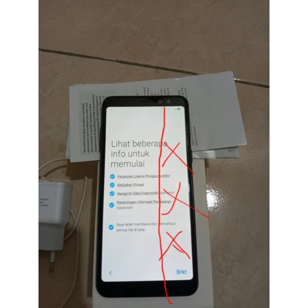 SAMSUNG A8 2018 Minus LCD