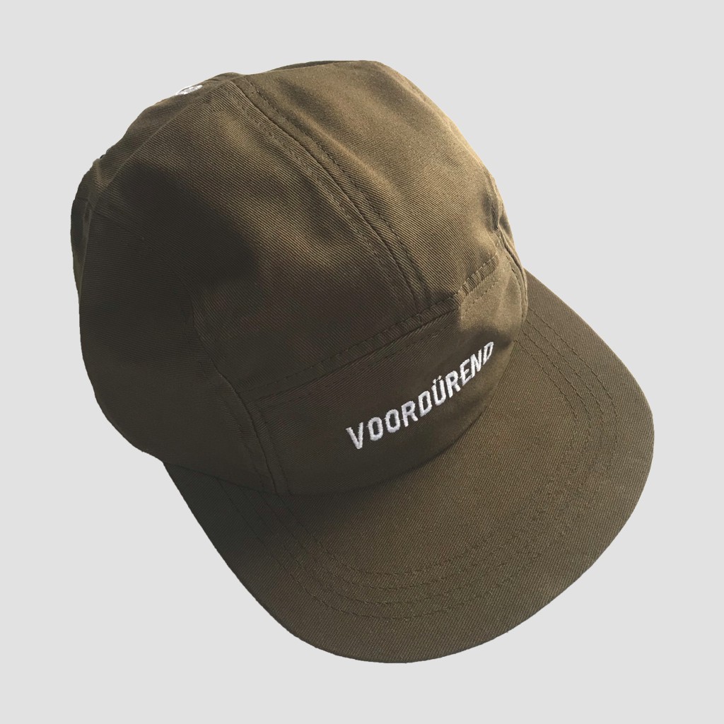 Voordurend Topi Casual Pria Umlaut Five Panel Olive